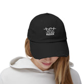 Distressed Cap - All White
